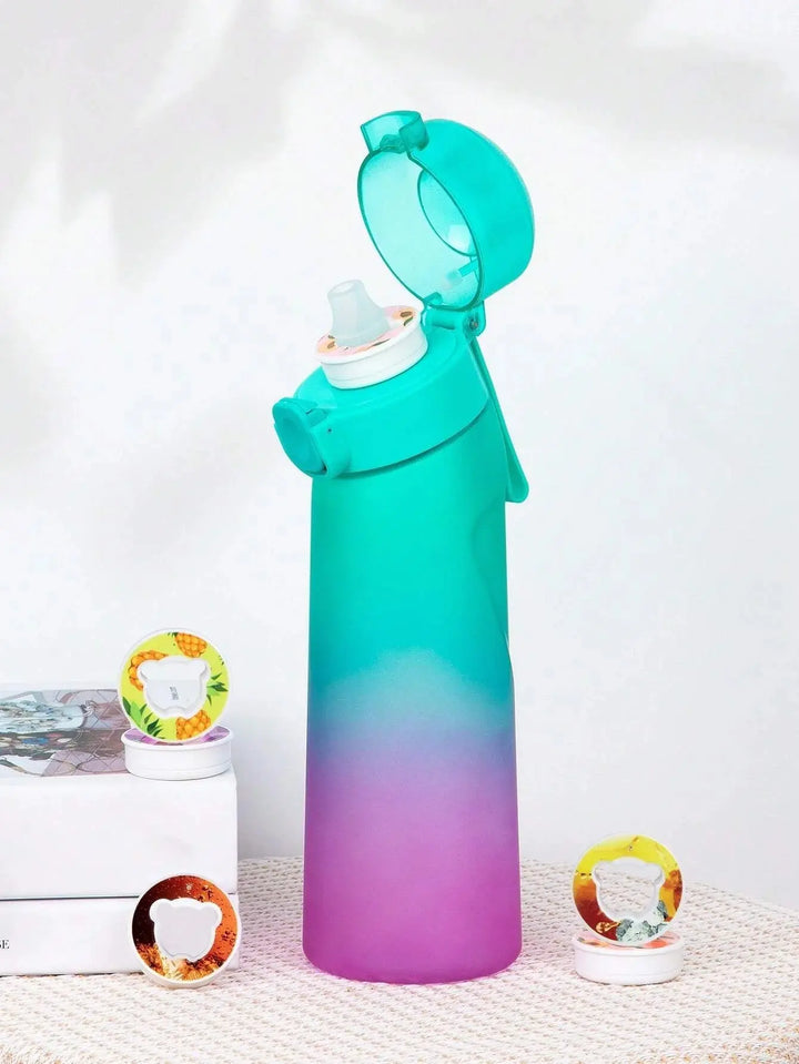 Enjoy healthy hydration with this unisex 0.65L flavored water bottle. Scent pods create fruit taste.