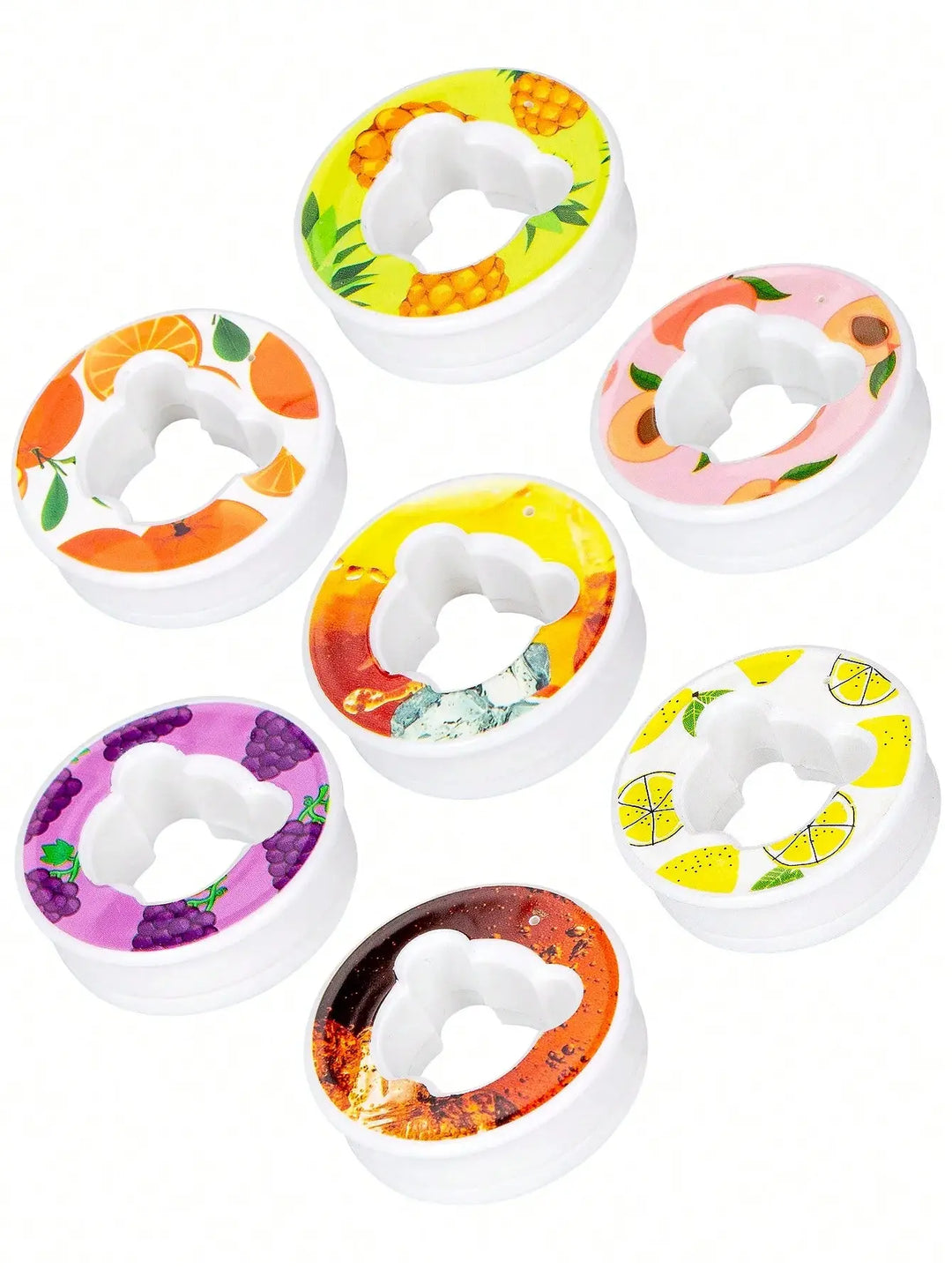 Reusable 0.65L bottle for flavored water. An innovative health drink solution using fruit scent pods.