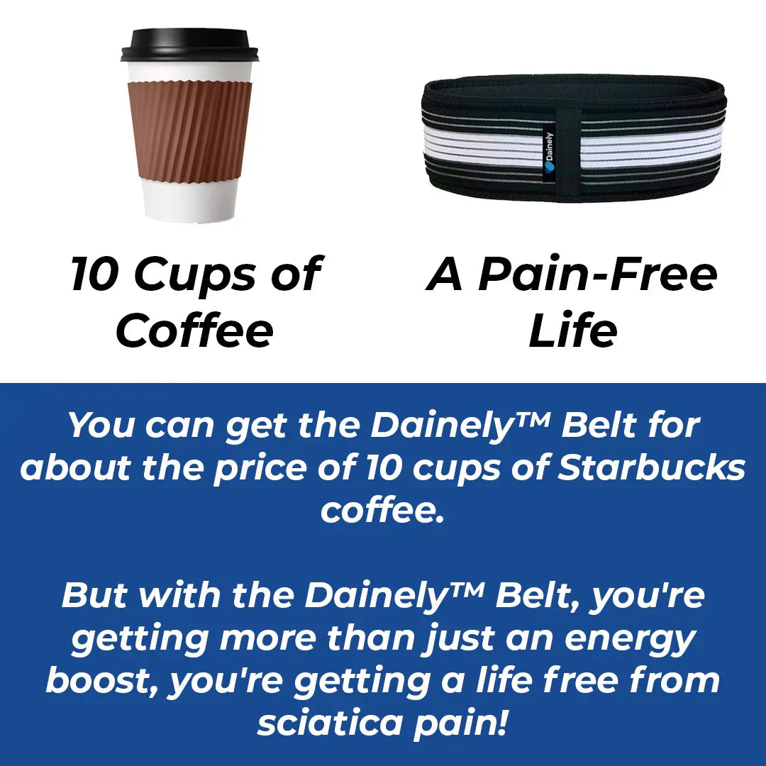 Sciatica pain relief system: a unisex belt offering superior back, hip & SI joint support.