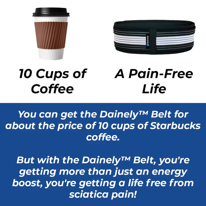 Sciatica pain relief system: a unisex belt offering superior back, hip & SI joint support.