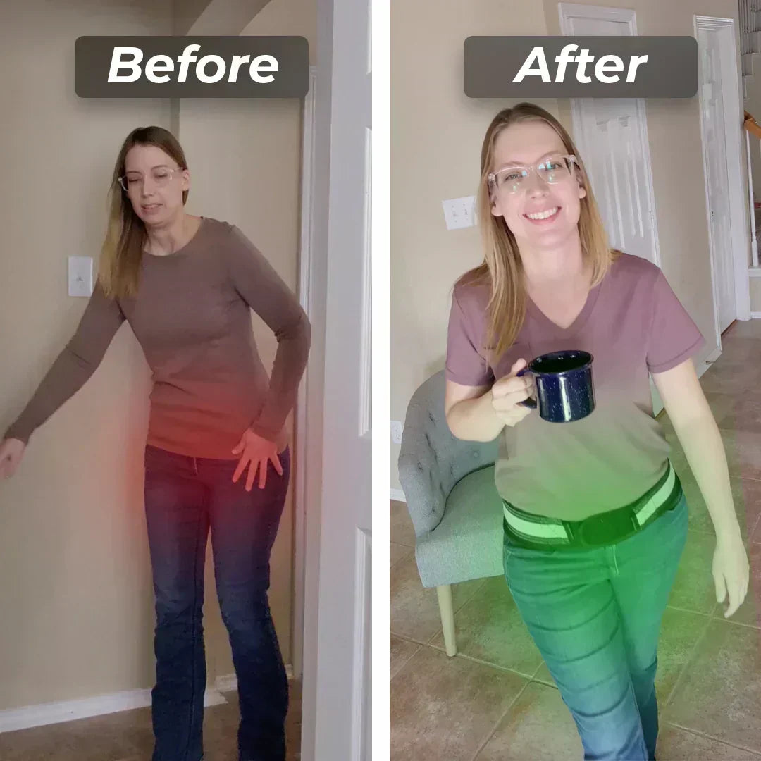 Ergonomic SI joint belt for sciatica pain, offering hip & lumbar support.