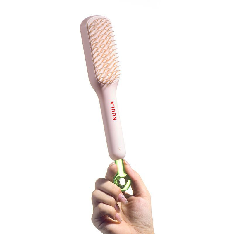 Airbag cushion and flexible bristles of the anti-static hair brush, ideal for scalp massage