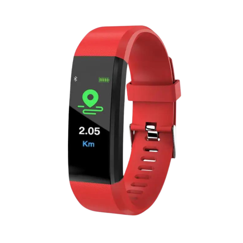 Easy-to-use senior smartwatch with heart rate & blood pressure monitoring. Essential health & activity tracker.
