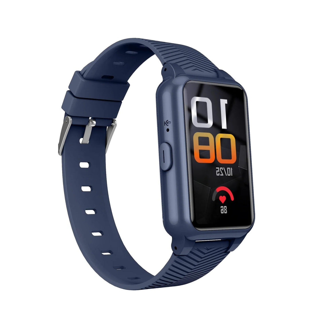 Senior smartwatch with health monitor features, tracking heart rate, blood pressure, and sleep patterns for elderly.