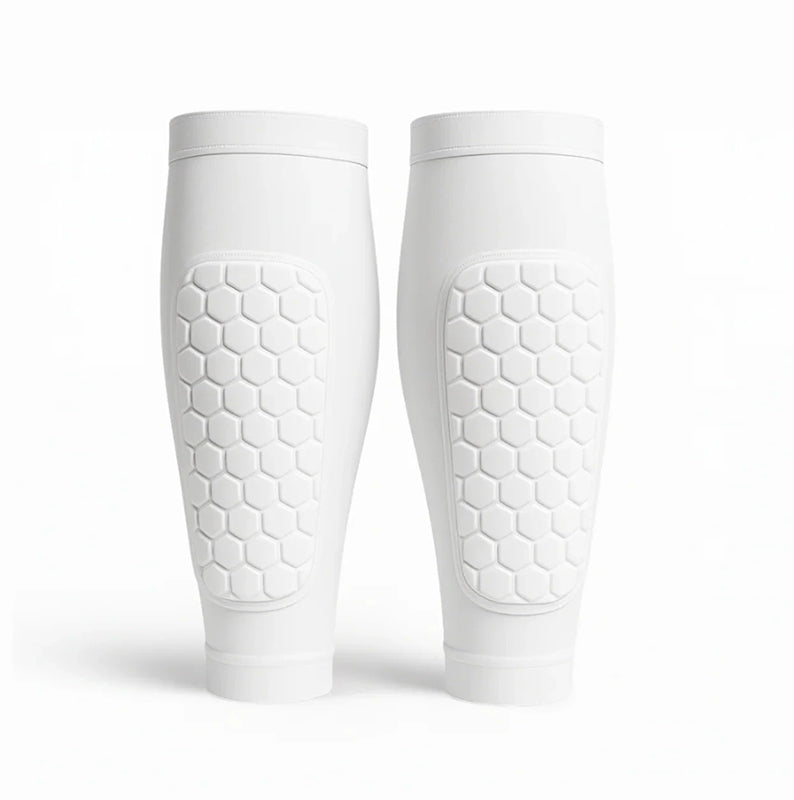 Lightweight unisex shin guards provide crucial leg protection & comfort for ski & soccer athletes.