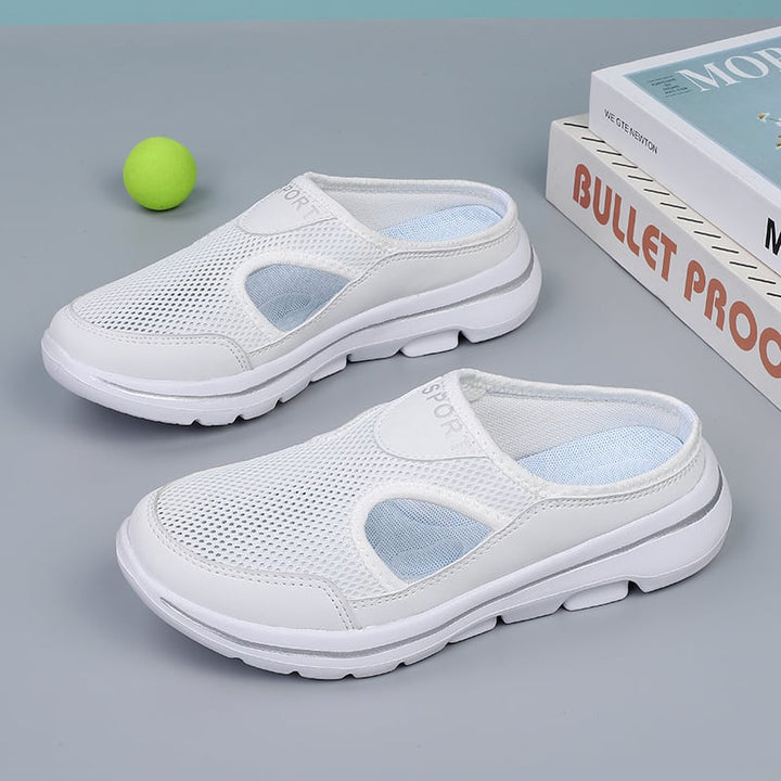 Unisex summer slip-on shoes, lightweight, breathable, and versatile for casual wear and daily comfort.