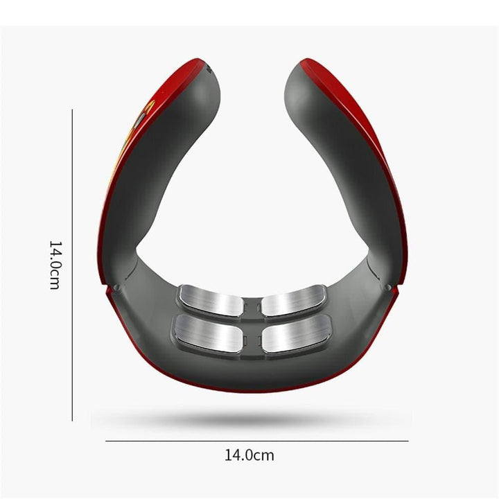 Portable smart neck & shoulder massager, 4D electric device for muscle relaxation and personal care.