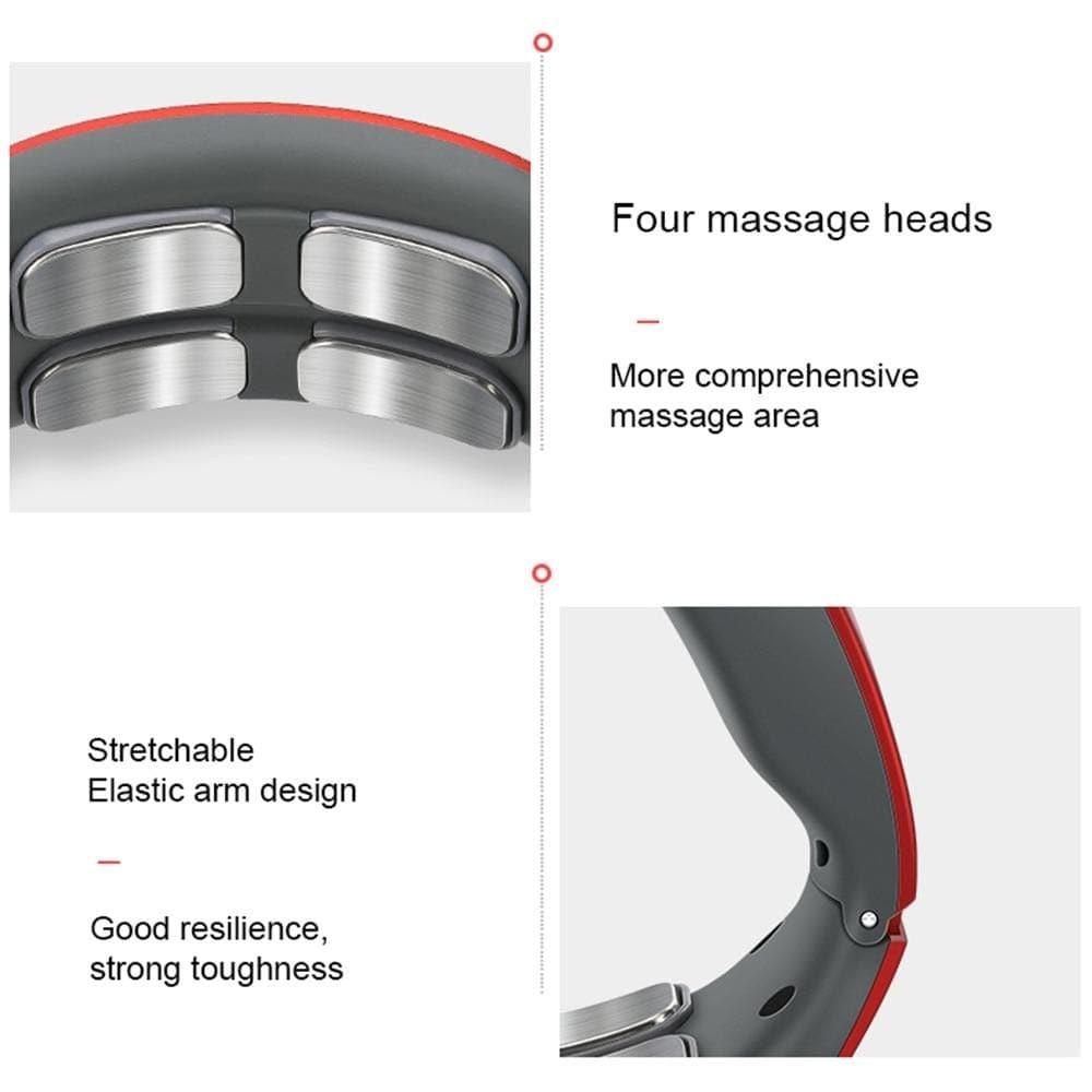 Advanced 4D neck & shoulder massager with smart heat relief for deep muscle tension release and comfort.