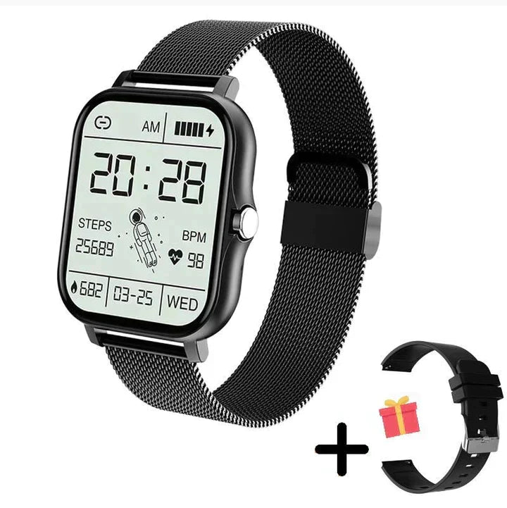 Digital Smart Watch for Bluetooth calling. Health & activity tracker, compatible with smartphones.