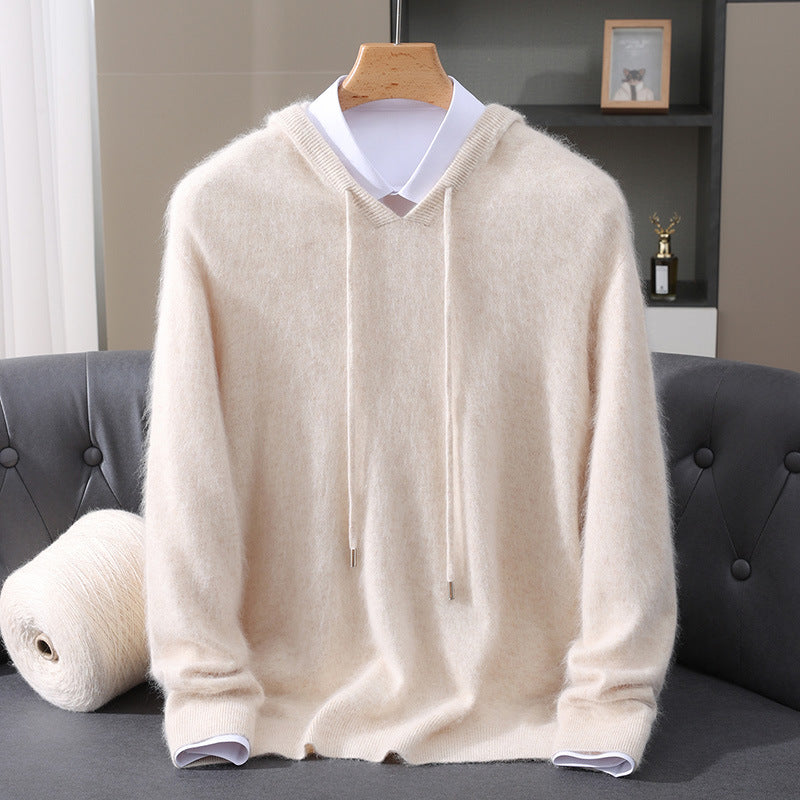 Stylish unisex pullover hoodie with a relaxed fit, ideal for versatile everyday casual wear.