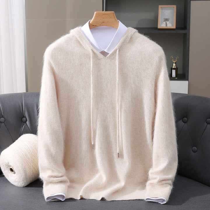 Stylish unisex pullover hoodie with a relaxed fit, ideal for versatile everyday casual wear.