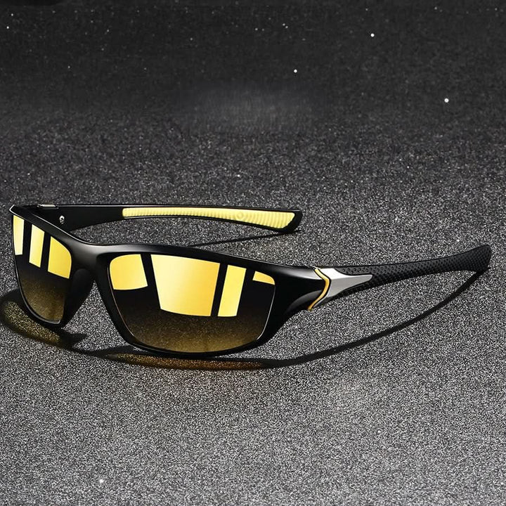 UV400 protected polarized sport sunglasses, essential eyewear for outdoor glare reduction, cycling & running.
