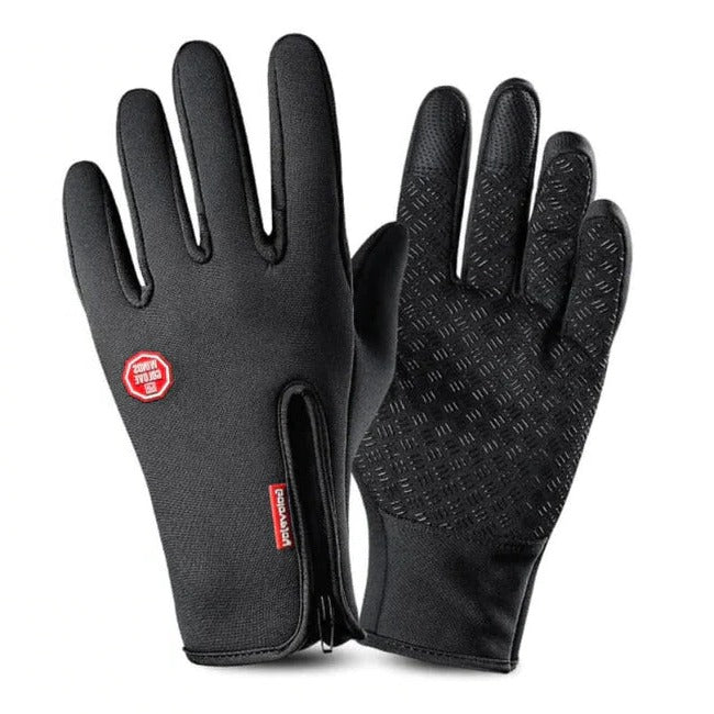 Warm, durable winter gloves: unisex, thermal, anti-slip, and touch screen compatible for phones.