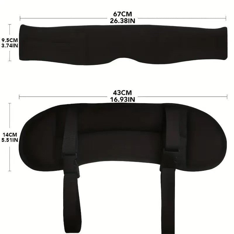 Soft gray travel neck pillow and matching eye mask, ideal for car sleep and flight accessory