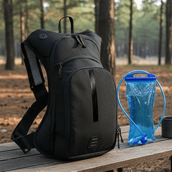 Unisex ultra-light 10L hydration backpack for outdoor cycling, running, and hiking. Lightweight sports gear.