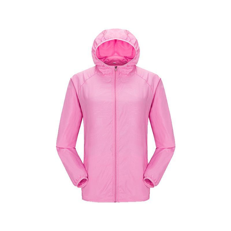 Rainproof windbreaker jacket in a neutral tone, versatile for various outdoor and travel scenarios.