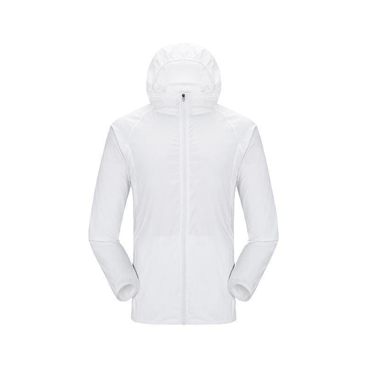 Unisex windbreaker with UV protection, designed for comfort and performance in all weather.