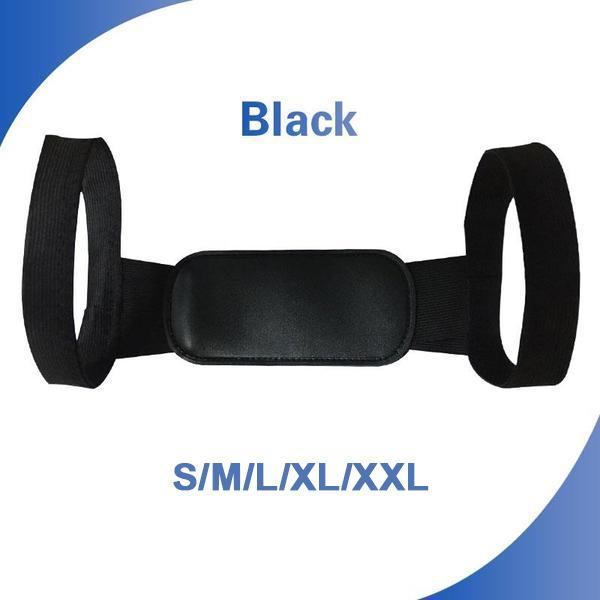 Person demonstrating improved posture while wearing the ultra-thin posture corrector