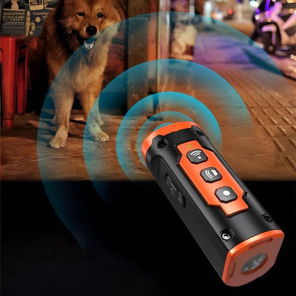 Ultrasonic bark controller for pet care and gentle dog correction.