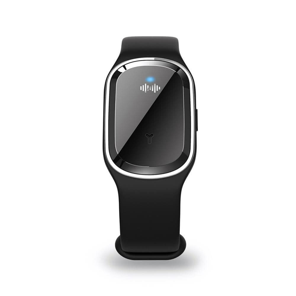 Rechargeable unisex ultrasonic mosquito repellent bracelet. Stylish and effective personal insect protection for travel.