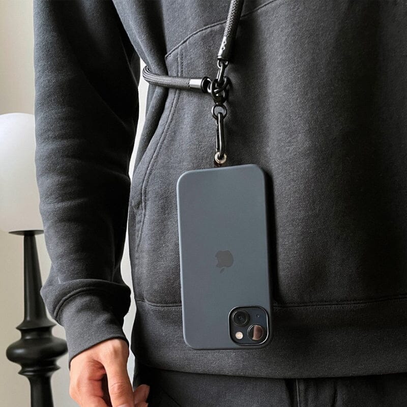 Universal Phone Crossbody Lanyard in a vibrant red, adding a pop of color to your tech accessories.