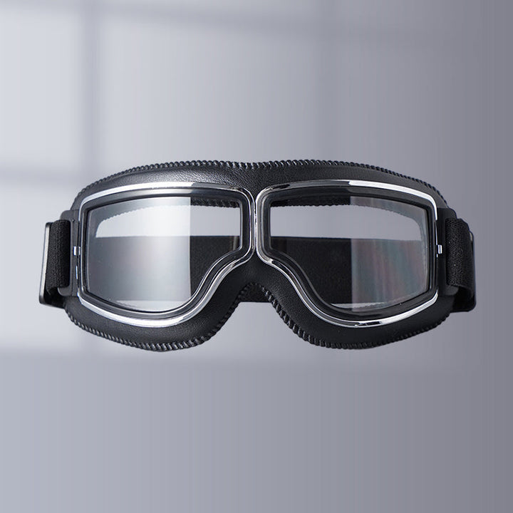 Unisex vintage motorcycle goggles with premium eye protection for riders.