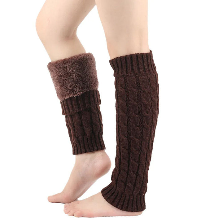Soft, comfortable unisex warming leg warmers offer daily relief for cold legs and muscle stiffness.