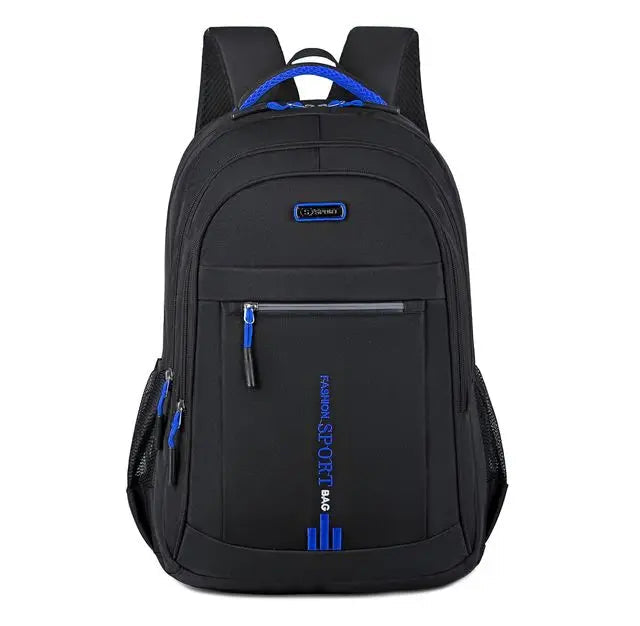 Durable unisex waterproof bag, multi-compartment for travel, outdoor gear, and daily organization.