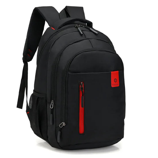 Everyday multi-compartment waterproof backpack, unisex design for durability and spaciousness.