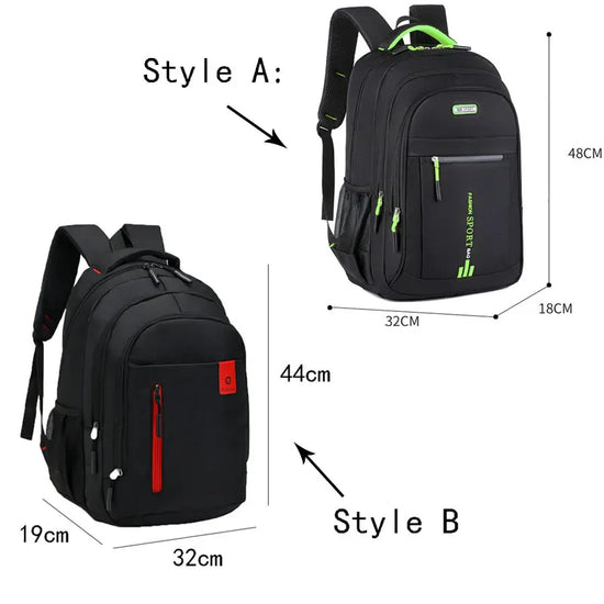 Unisex waterproof everyday backpack, spacious multi-compartment design for ultimate organization.