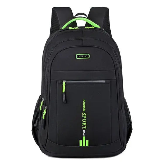 Robust multi-compartment unisex waterproof backpack, perfect for daily use and active lifestyles.