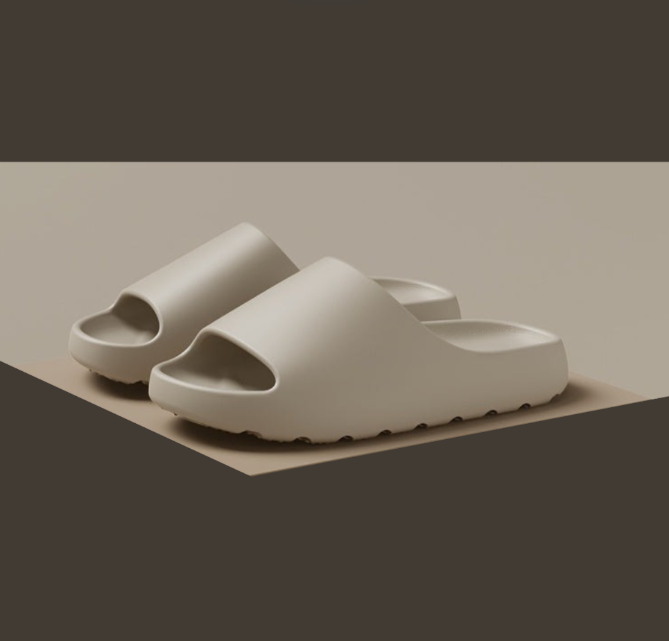 Remy EVA open toe waterproof slides for pool, shower, or house; comfortable slip-on summer shoes.