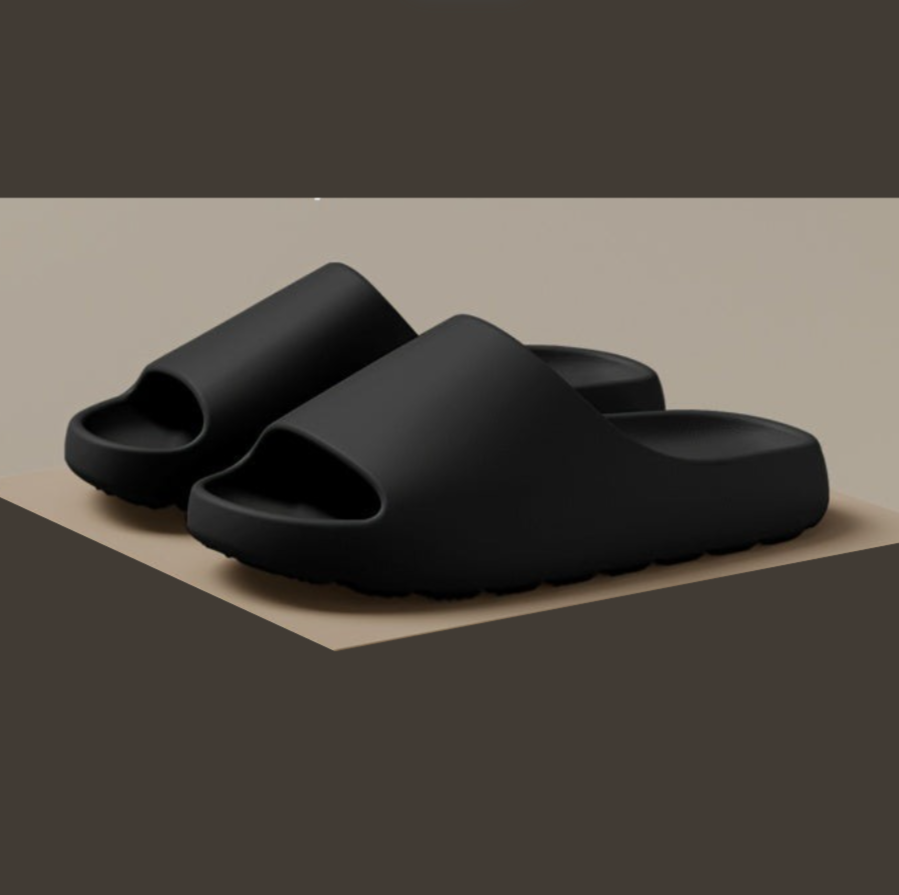 Stylish unisex open toe waterproof house slippers for everyday comfort. Durable EVA casual slides.