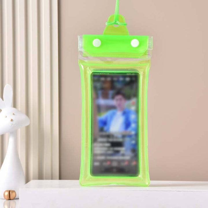 Secure waterproof phone holder for outdoor activities, prevents water damage