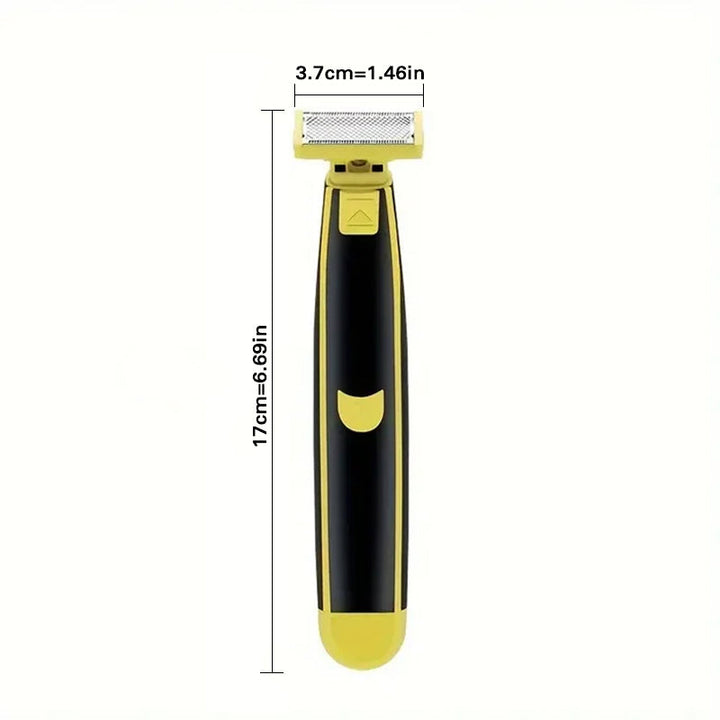 Compact and travel-friendly Wet & Dry Electric Body Shaver for personal care on the go