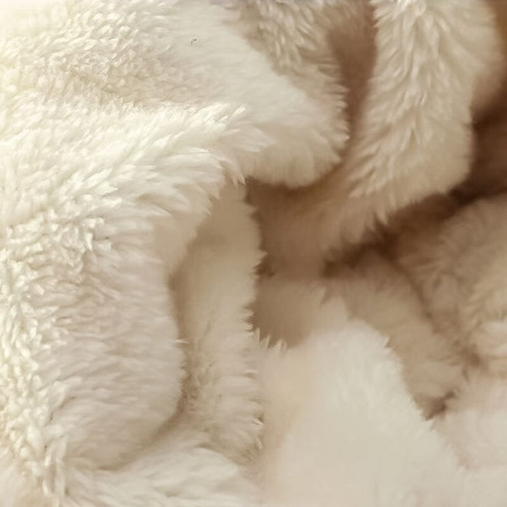 Unisex hooded knit scarf in navy blue, offering ear protection and warmth, perfect for chilly outdoor adventures.