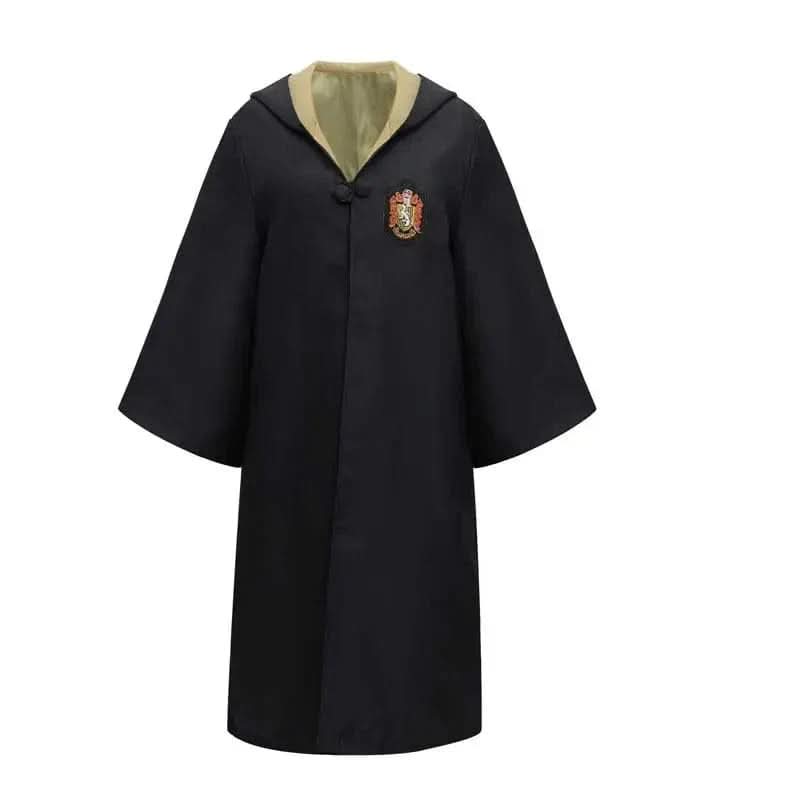 Full-length wizard robe and costume set. Ideal for school plays, dress-up, and magical adventures for kids & adults.