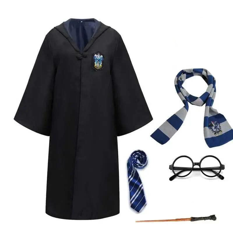 Versatile wizard robe and costume for kids & adults. Use for Halloween, cosplay, school plays, or themed parties.