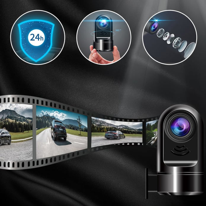 Universal 1080P HD Car Recorder with clear front view, perfect for driving safety & vehicle security