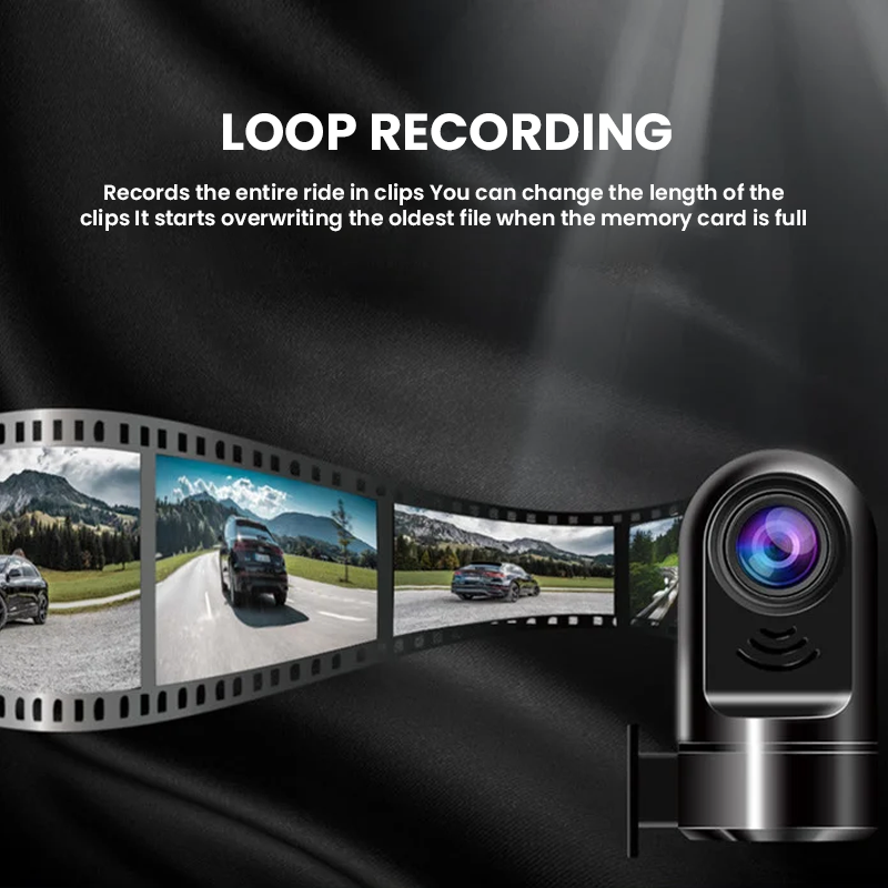 Universal 1080P HD car recorder, sleek design, ideal car accessory for modern vehicle security