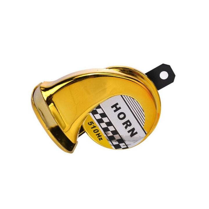 Heavy-duty 12V air horn with a clear, loud sound, suitable for any vehicle