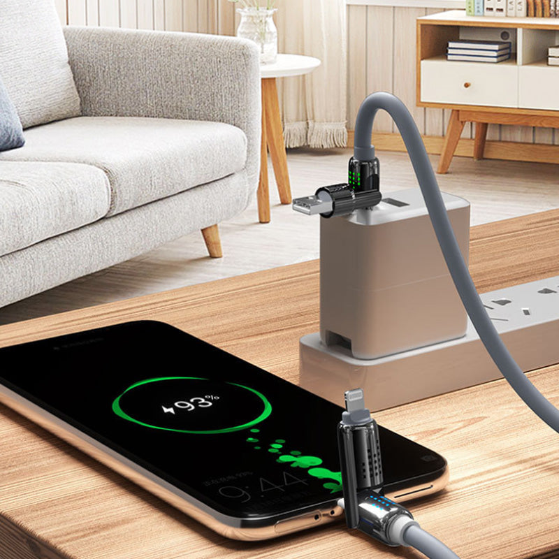 The 240W universal 4-in-1 USB-C cable with its different tips for versatile charging