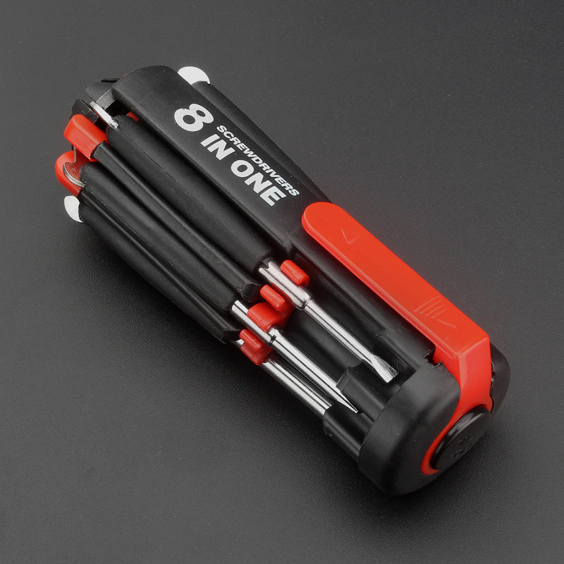 Compact utility screwdriver with bright LED lights, perfect for DIY and intricate jobs