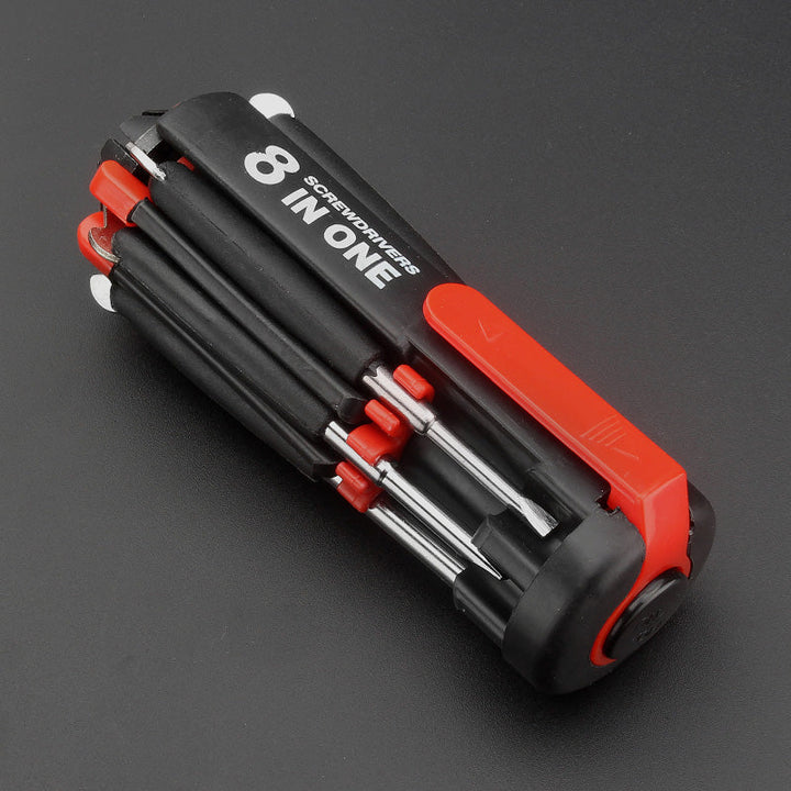 Compact utility screwdriver with bright LED lights, perfect for DIY and intricate jobs