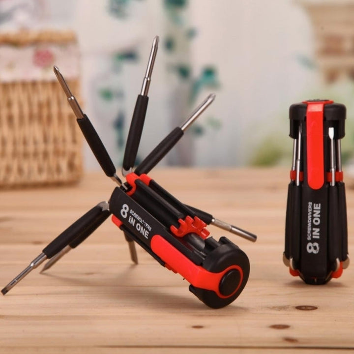 Home improvement essential: 8-in-1 screwdriver with powerful LED worklight functionality