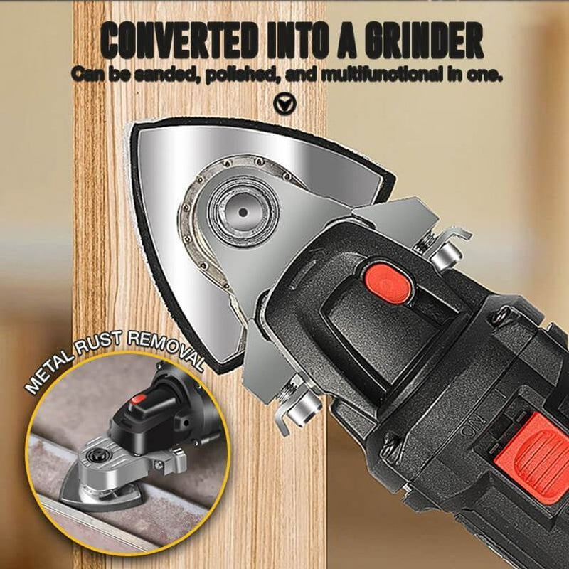 DIY multi-tool accessory: universal angle grinder conversion head for various applications