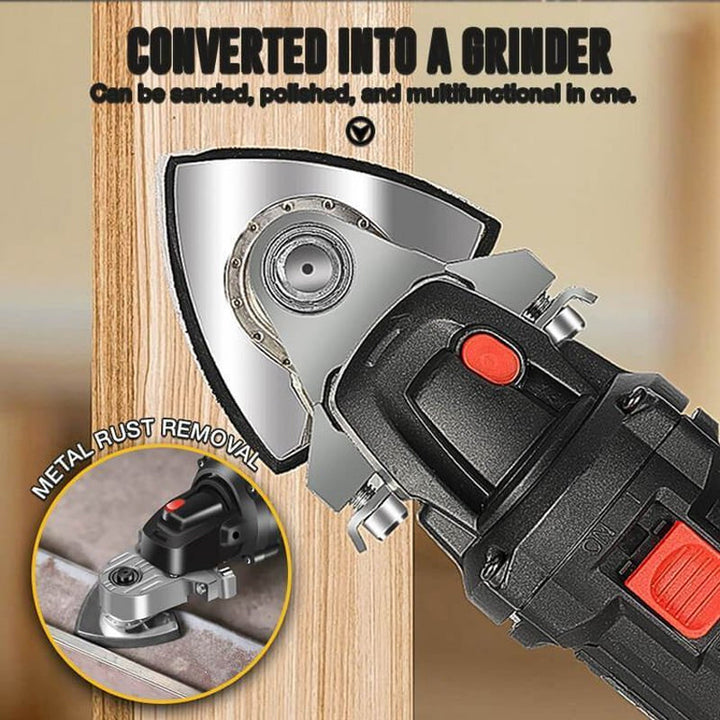 DIY multi-tool accessory: universal angle grinder conversion head for various applications