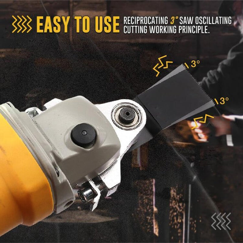 Angle grinder conversion set transforming grinder into sander, cutter, or polisher