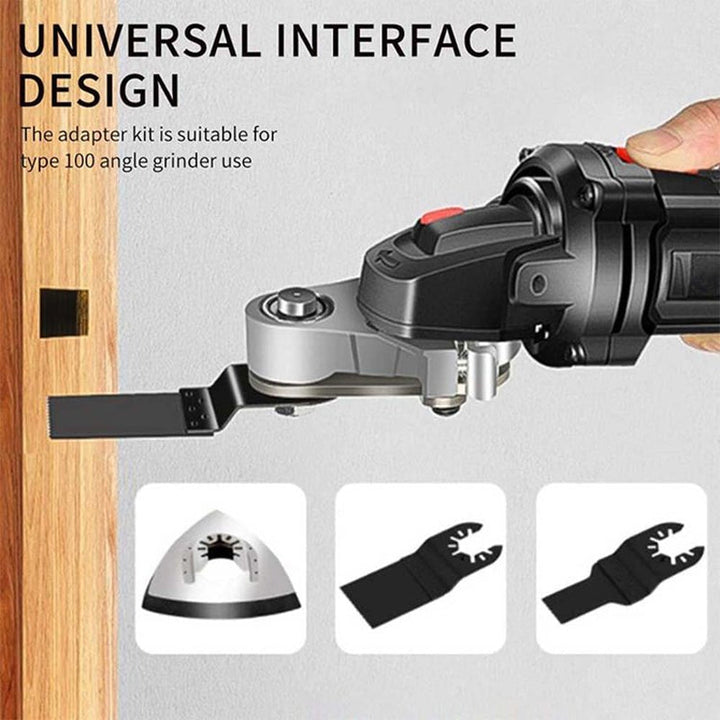Extend your angle grinder's capabilities with this universal conversion kit for DIY projects