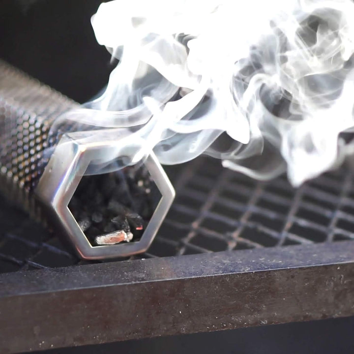 BBQ pellet smoker tube, durable stainless steel for consistent cold and hot smoking